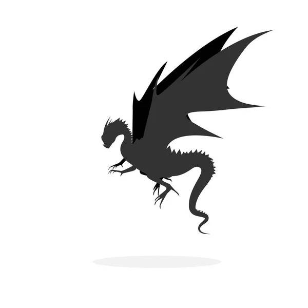 Signo del dragón - ilustración vectorial — Vector de stock