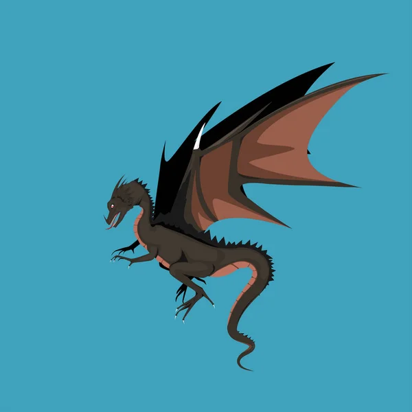 Signo del dragón - ilustración vectorial — Archivo Imágenes Vectoriales