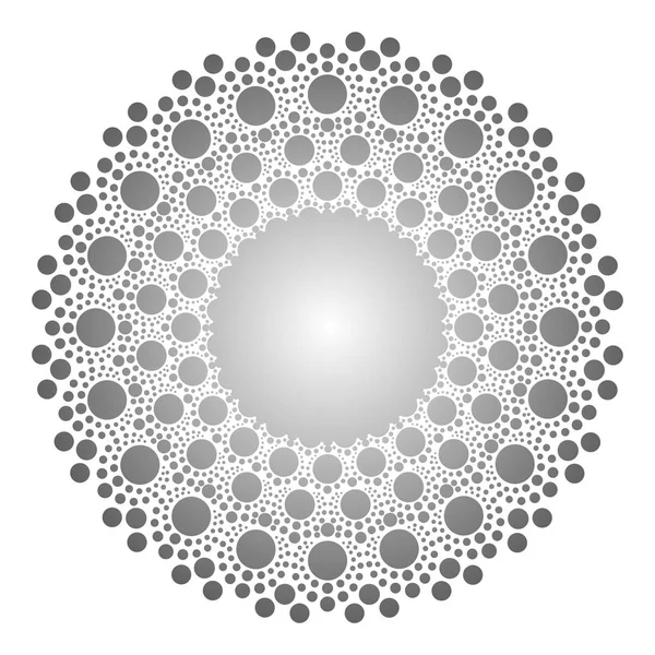 Cercle Mandala vecteur sur fond blanc — Image vectorielle