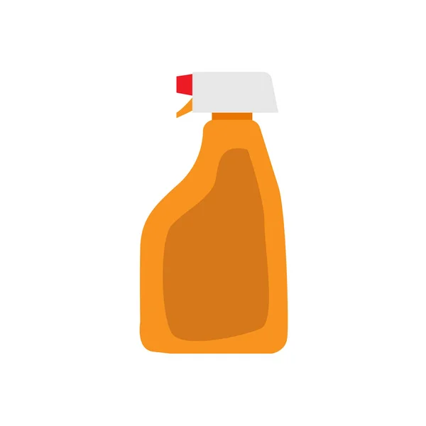 Reinigungssprühflasche auf weißem Hintergrund, Vektor — Stockvektor