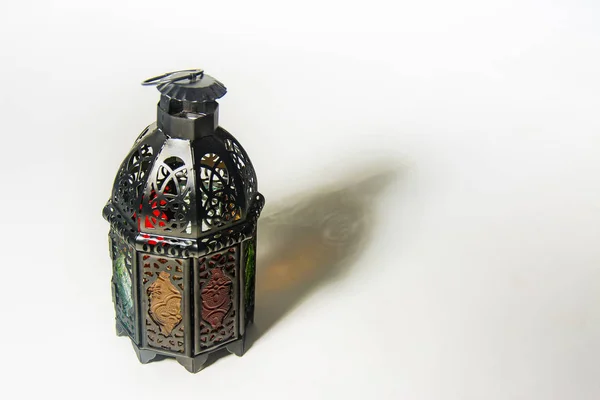 Verlichte lantaarn stijl Arabische of Marokko — Stockfoto