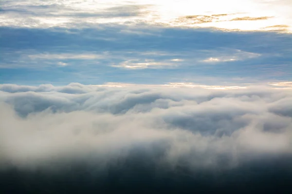 Paysage image vue du brouillard Dans la matinée, Thaïlande. Copie s — Photo