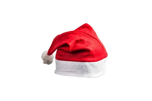 Різдвяний капелюх на білому тлі — стокове фото