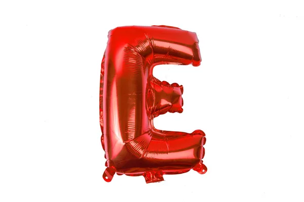 Anglická abeceda z balónků na bílém pozadí . — Stock fotografie