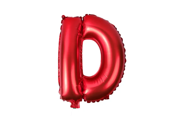 Alphabet anglais des ballons sur fond blanc  . — Photo