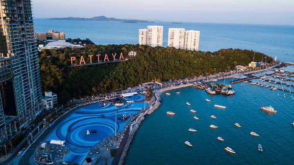 Vista aérea de Pattaya, Tailandia — Foto de Stock