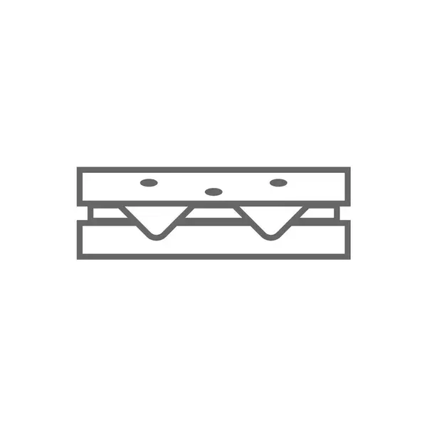 Вектор Логотипа Бутерброда — стоковый вектор