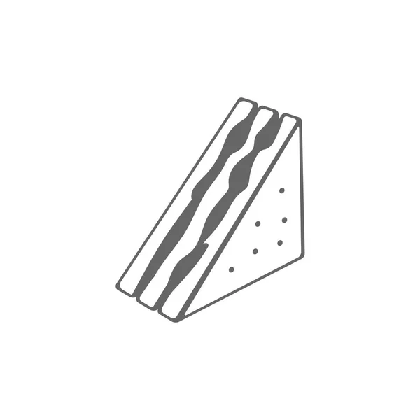 Sandwich Symbol Logo Vektor — Stockvektor
