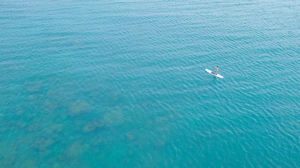 Vue aérienne paysage de l'eau Mer — Photo