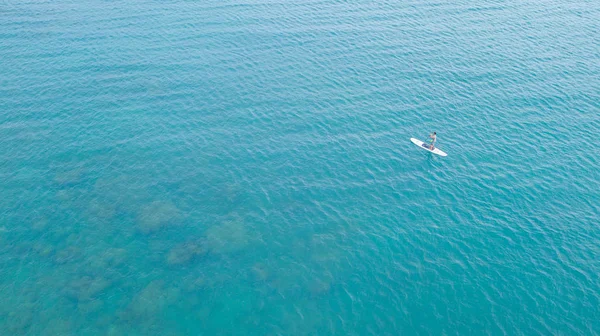 Flygfoto landskap vatten havet — Stockfoto