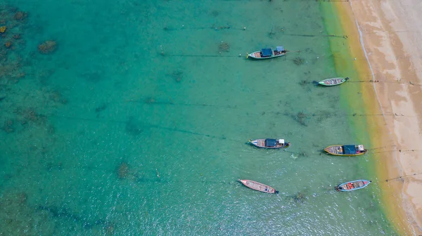 Aerial view landscape of water  Sea — Stock Photo, Image