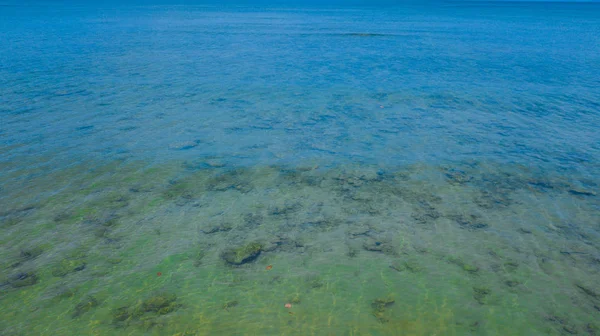 Vue aérienne paysage de l'eau Mer — Photo