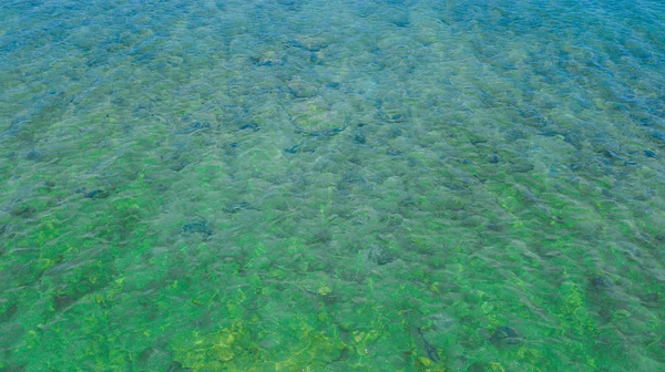 Aerial view landscape of water  Sea — Stock Photo, Image