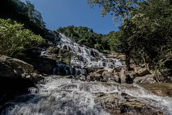Mae Wasserfall Chang Mai Thailand — Stockfoto