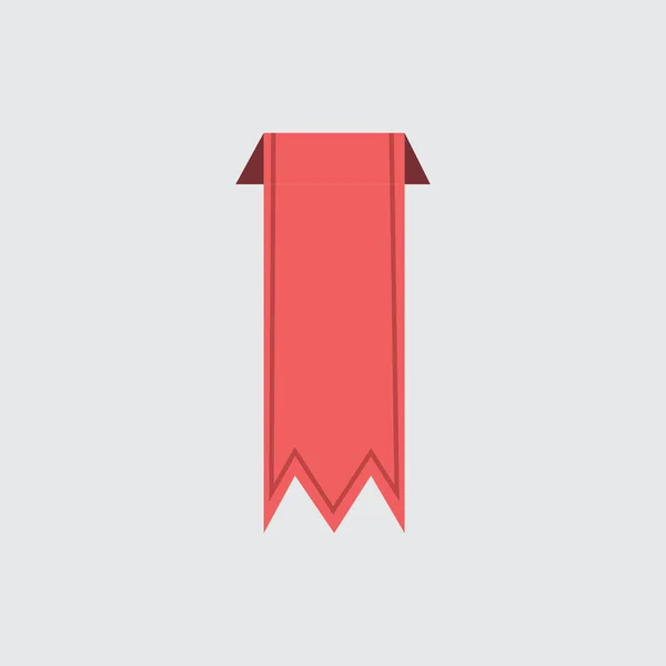 Ilustración de vectores de cinta roja. Puede utilizar la aplicación web y otros . — Vector de stock