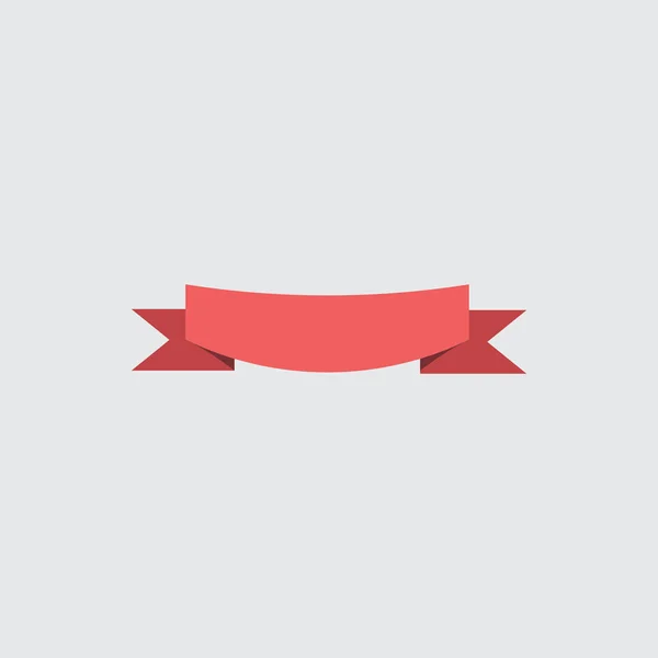 Ilustración de vectores de cinta roja. Puede utilizar la aplicación web y otros . — Vector de stock