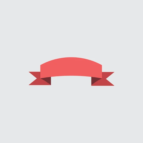 Illustration vectorielle du ruban rouge. Vous pouvez utiliser l'application Web et d'autres . — Image vectorielle