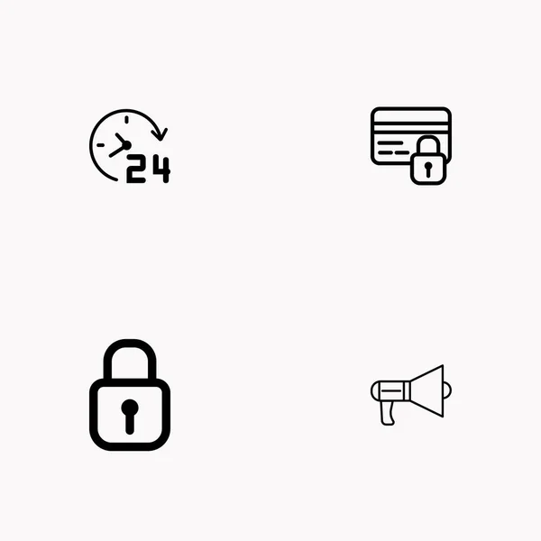 E-COMERCE ICON SET — стоковый вектор