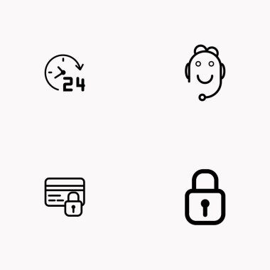 E-ticaret satır Icon set