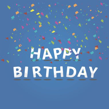 İyi ki doğdun şablon hediye kart Premium vektör