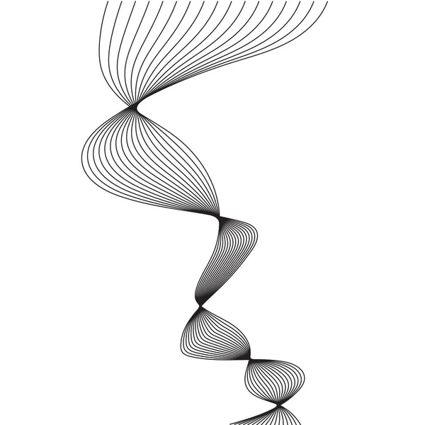 抽象的な線のベクトル図. — ストックベクタ
