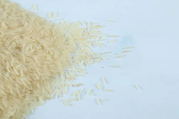 Ázsiai rizs a kék márványasztalon — Stock Fotó