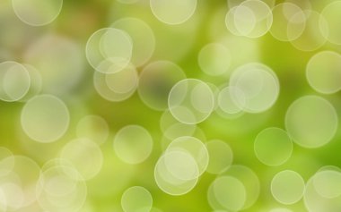 Yeşil bokeh arka plan