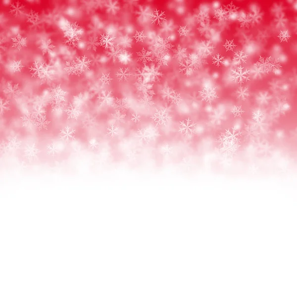 Christmas background with snow flakes — Stock Photo, Image