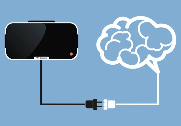 sanal gerçeklik gözlük beyin için bağlanma