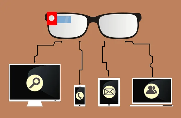 Akıllı gözlük cihazlarına bağlanabilir