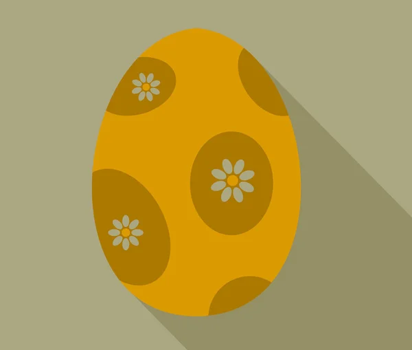 Πασχαλινό αυγό με σκιά — Διανυσματικό Αρχείο