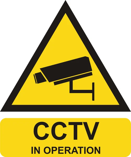 Video izleme işareti. CCTV operasyonda