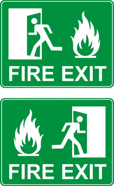 Emergency fire exit door