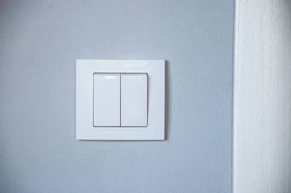 A switch on a gray wall — Stock Photo, Image