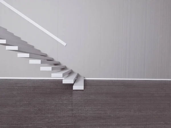 Stairs in the empty room, 3d rendering — Stock Photo, Image