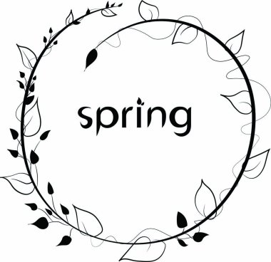 Bahar başladı, vektör