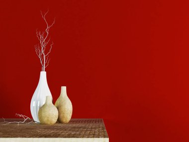 masadaki vazolar, 3d 