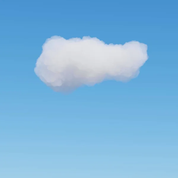 Gökyüzünde Süzülen Bulut Minimum Fikir Kavramı Hazırlama — Stok fotoğraf