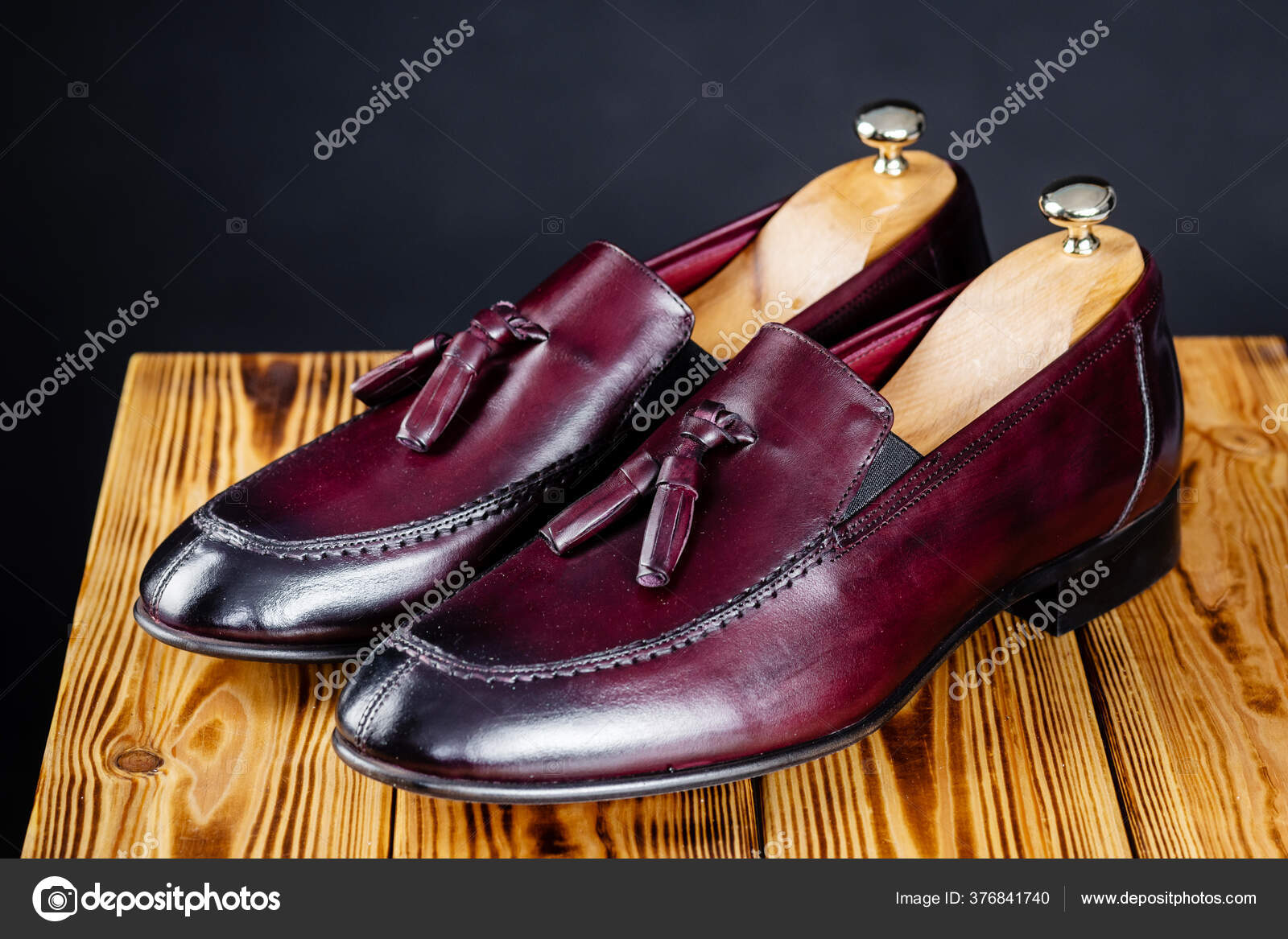 color loafers over black background. Stock Photo by ©sevastyanovby@gmail.com 376841740