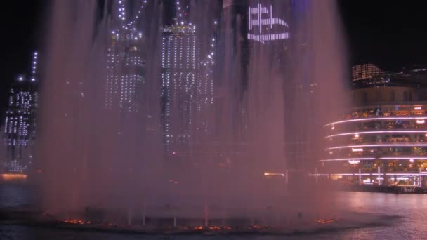 Dubaj Uae Prosince 2019 Lidé Dívají Choreografii Dubai Fountain Show — Stock video