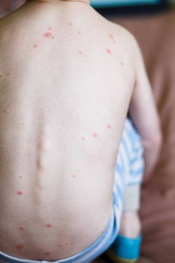 Suçiçeği rashon arkadaki çocuk. Dikey fotoğraf