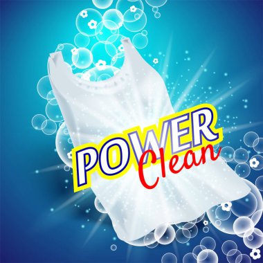 çamaşır deterjanı ile bu kadar yakın hazır giyim, açık mavi renkli kir temizler