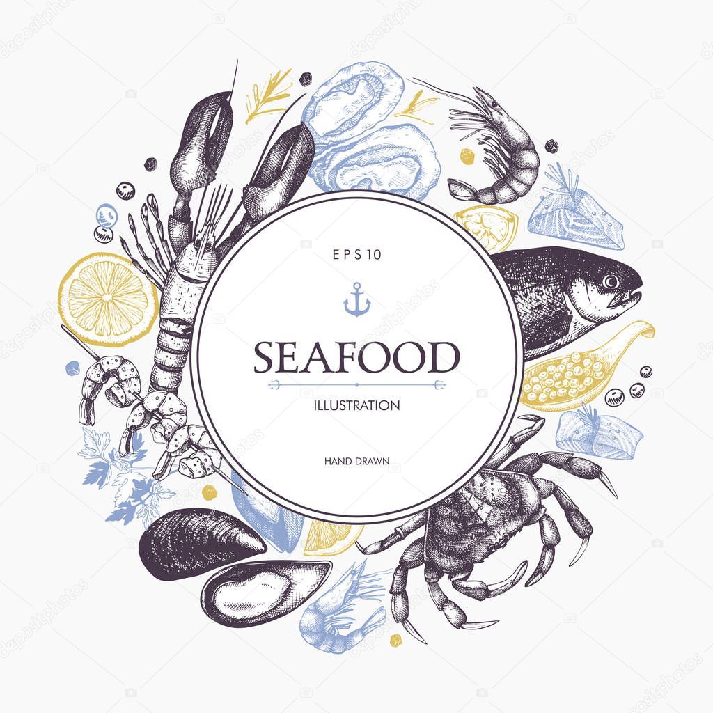 Seamless Seafood Menu
