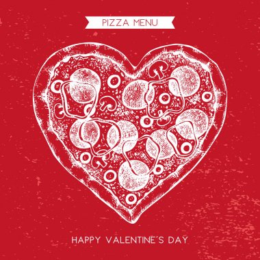 Sevgililer günü menüsü tasarlamak. 