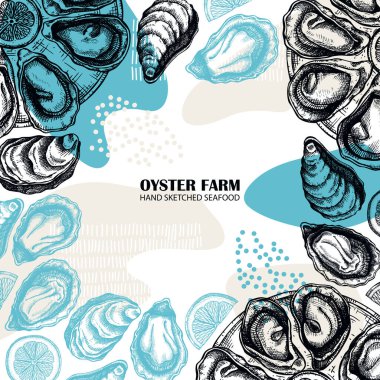 El yapımı yenilebilir deniz yumuşakçaları - otlu istiridyeler, baharatlar