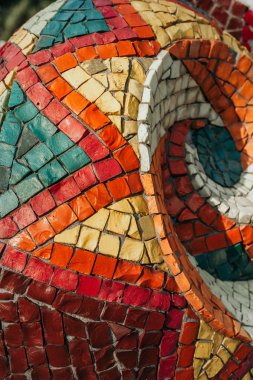 Soyut tip parlak mozaik