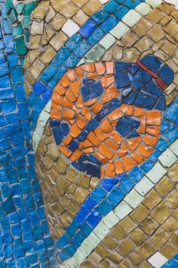 Soyut tip parlak mozaik