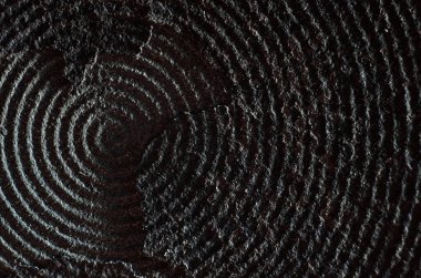 Eski elektrik aralığı katı metal disk ısıtma elementi. Hasarlı ve soyuluyor. Makro