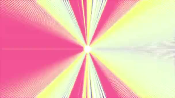 Pastelové Neonové Barvy Odhalují Laserový Záblesk Kopírovací Prostor Kruhu Uprostřed — Stock video