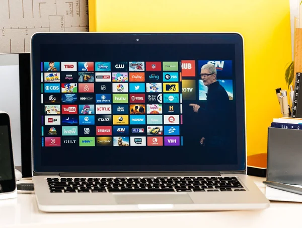MacBook Pro dokunmatik Bar sunu Apple Tv gelecek Tim Cook